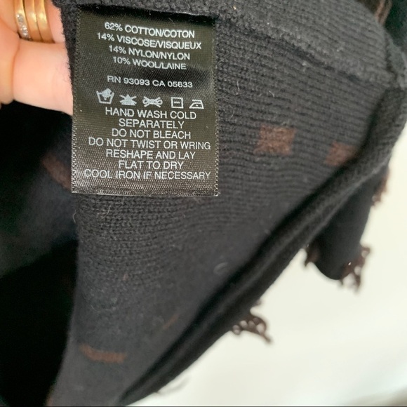 Nic + Zoe Long Black Cardigan Sweater Size M - Picture 4 of 7